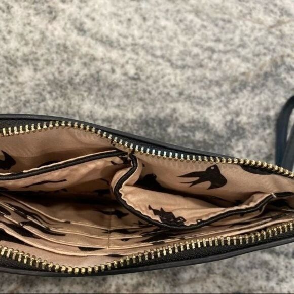 Black Cat Whiskers Clutch Purse Bag Cat Lady Handbag Kitty Faux Leather Clutch - Picture 5 of 8